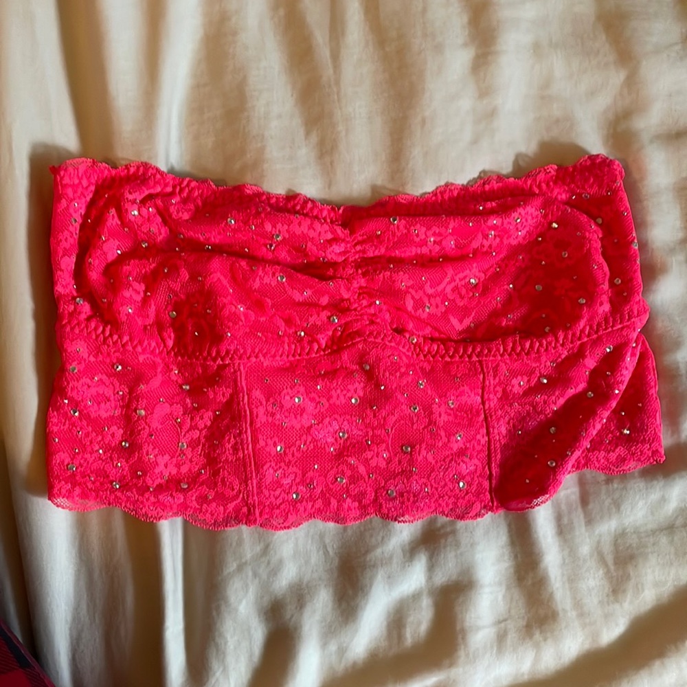 Pink bandeau from Victoria secret pink.
